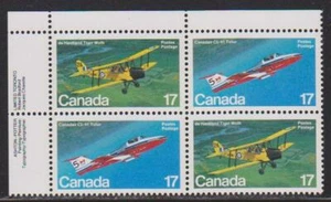 1981 Canada SC# 904ai UL - Canadian Aircraft - DF - Plate Block M-NH Lot # 3029 - Picture 1 of 1