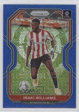 2020-21 Panini Chronicles Prizm La Liga Blue Mojo Prizm /16 Inaki Williams #7