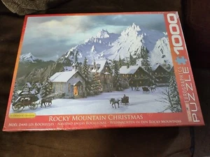Eurographics 1000 Piece Jigsaw Puzzle - Dominic Davison Rocky Mountain Christmas - Picture 1 of 6