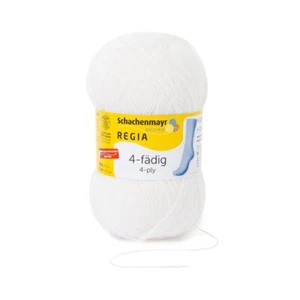 4-FÄDIG 100g von REGIA - SUPERWEISS (02080) - 100 g / ca. 420 m Wolle - Bild 1 von 3
