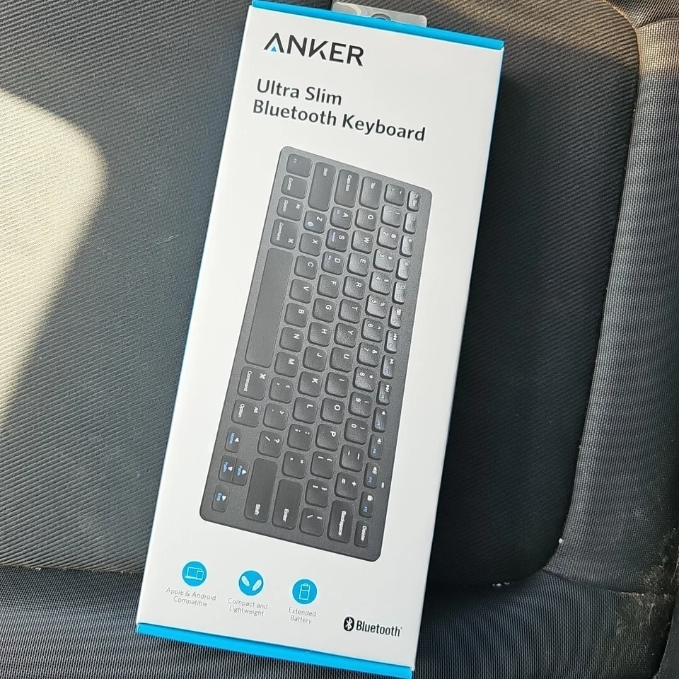 Anker A7726 Bluetooth Ultra-slim Keyboard Apple & Android Black