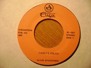 CUCA 45 RECORD / ALVIN STYCZYNSKI / CASEY'S POLKA / THIS IS ALVIN'S POLKA / NR MINT - Bild 1 von 2