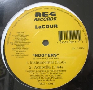Lacour 12" Hooters SEALED 1995 REG Records Hip Hop b12 - Imagen 1 de 3