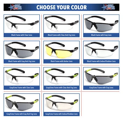 Gafas de sol de seguridad Pyramex Sitecore ANSI Z87 tú eliges marco y color de lente Foto 1 de 4