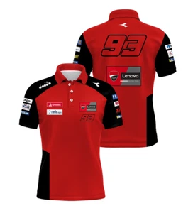 Marquis 93 Rider Polo Shirt for Mens 2025 Summer New Moto Gp Outdoor Extreme Spo - Picture 1 of 5