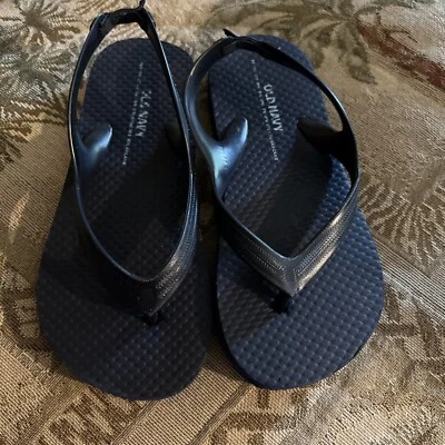 Old Navy Kids Navy Blue Sandals Shoes Size 10 used once. - Image 1 of 2