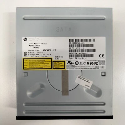 HP GHB0N DVD±RW Dual Layer SATA Optical Drive 575781-801 690418-001 F/W RK03 - Image 1 of 4
