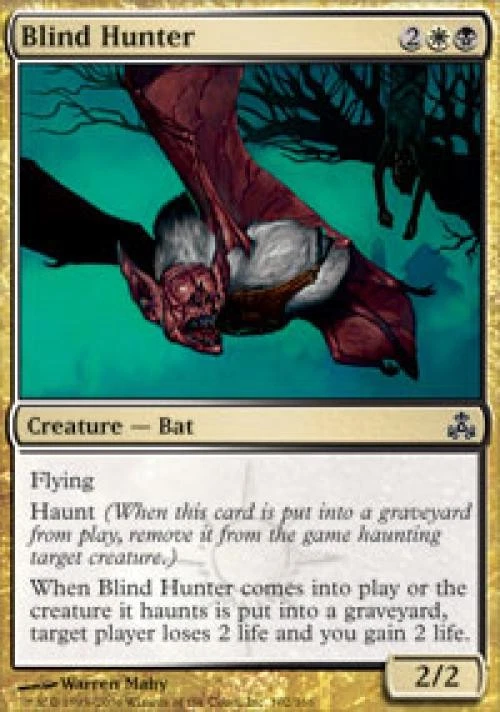 Blind Hunter -Foil Medium Play MTG Guildpact - Image 1 of 1