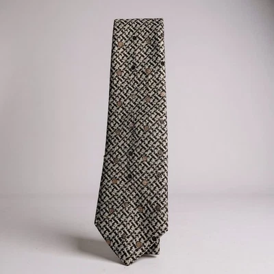 Corbata vintage Tonino Firenze Cravats para hombre mezcla de poliéster punto geométrico Foto 1 de 4