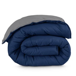 Bare Home Goose Down Alternative Comforter - Reversible Colors - Ultra Soft - Picture 1 of 96