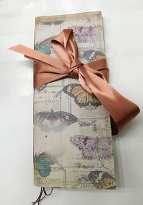 Großes Junk Journal Blanko Tagebuch Reise Notizbuch 100 Seiten Vintage Style M - Bild 1 von 23