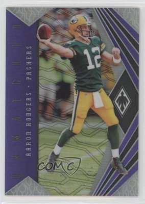 2018 Panini Phoenix Unmatched Purple /75 Aaron Rodgers #15 - Image 1 of 2