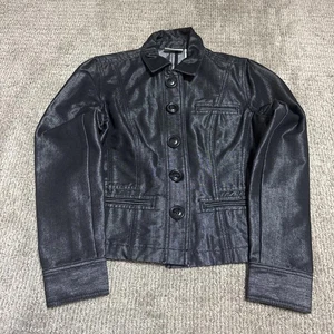 Chico’s Platinum Jacket Black Long Sleeve Women’s Size 0 - Picture 1 of 10