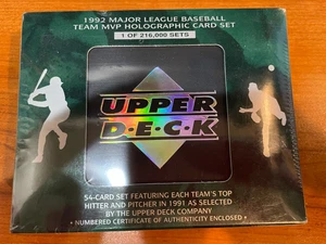 SEALED 1992 Upper Deck MLB Team MVP Holographic Team Set - Picture 1 of 2