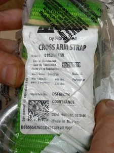 NEU GRÜN MILLER HONEYWELL 6 FUSS CROSS ARM STRAP DATUM 23.12.2019 MODELL 8183/6FTGN - Bild 1 von 6