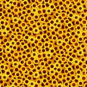 Mini Girasol Embalado Por Yarda 43 pulgadas de ancho Girasol Symphony por Chong-A Hwang - Imagen 1 de 1