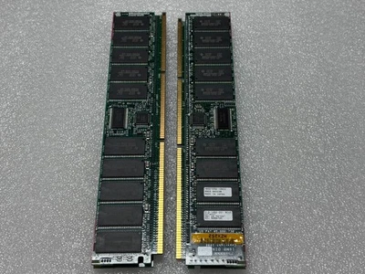 Lot of 2 Silicon Graphics 030-0900 256MMMM 16MB DIR Memory 013-1492-001 - Image 1 of 2