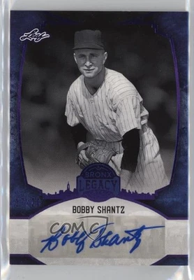 2024 Leaf A Bronx Legacy Purple Holofoil Spectrum /20 Bobby Shantz #BA-BS2 Auto - Image 1 of 2