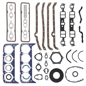 Overhaul Engine Gasket Set For 1955-1980 Small Block Chevy 283-350 V8 - Picture 1 of 17