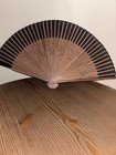 Large Japanese Wooden Folding Fan Wall Decor Sakura Cherry Blossom 