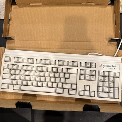 Vintage Packard Bell Mechanical Keyboard 5130 Clicky Keyboard Excellent Conditio - Image 1 of 4