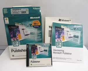 Microsoft 2002 Publisher w/Product Key, Windows XP, Office - Afbeelding 1 van 5