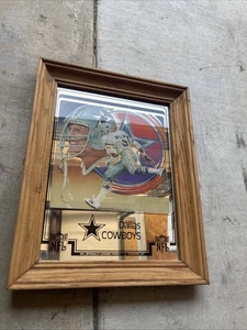 Dallas Cowboys NFL Stamford Art Mirror Rare Vintage Early 1980s 14x11 Frame - Bild 1 von 3