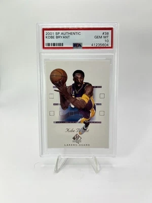 Kobe Bryant 2001 SP AUTHENTIC  #38 LAKERS - PSA 10 GEM MINT - Image 1 of 2