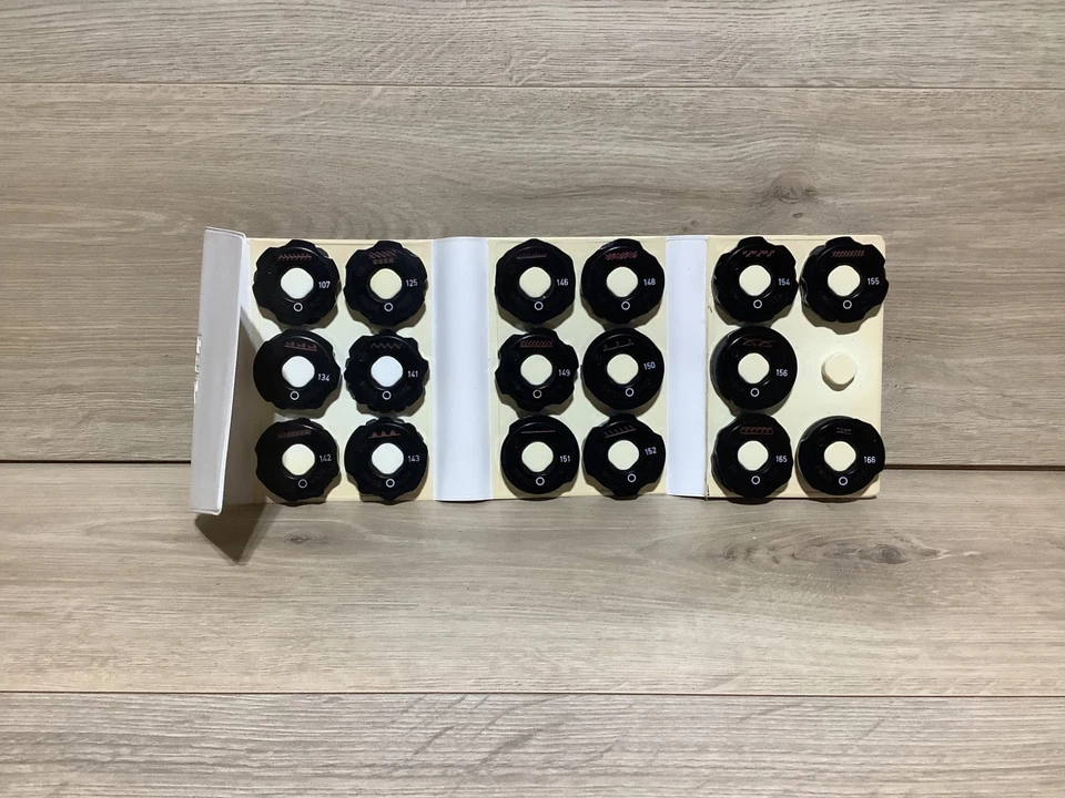 Lot of 17 OEM Elna Disc Sewing Machine Stitch Cams Vintage - Image 1 of 4