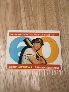 1960 Topps - High # Eddie Mathews #558 - Picture 1 of 2