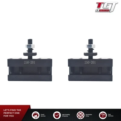 FINDMALL BXA #1 250-201 Quick Change Tool Post Holder Turning & Facing Lathe 2Pcs