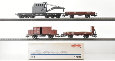 Märklin: Track Construction Train Car Set of the DRG - No. 47893 - New In Box! - Image 1 of 4