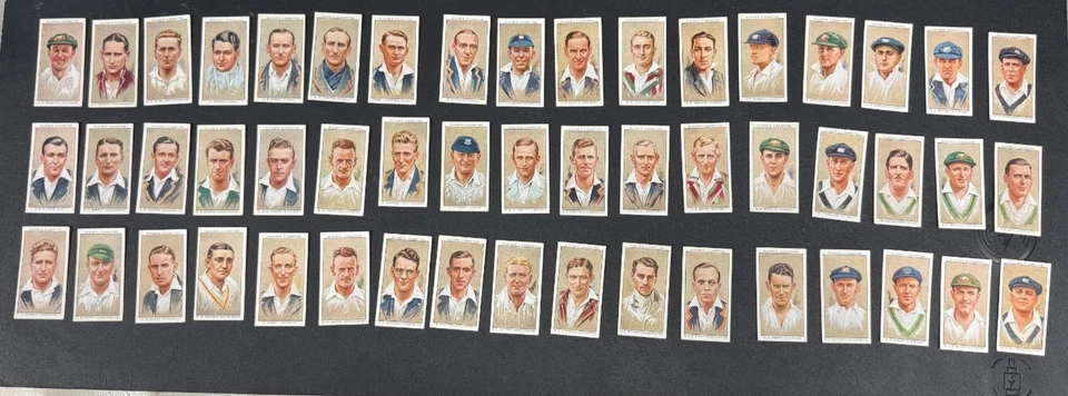 Juego completo de (50) "Cricketers" para jugadores 1934 con Don Bradman Foto 1 de 1