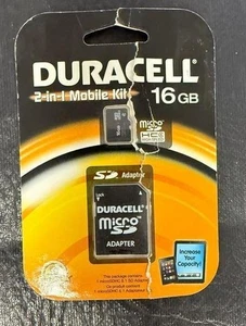 Duracell 2-in-1 Mobile Kit 16GB High Speed SD Card - Picture 1 of 3