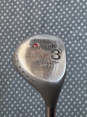 TaylorMade Right Hand 15° Loft Burner 3 Driver USA Steel Shaft 44" Original Grip - Image 1 of 4