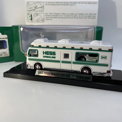 2008 Hess Miniature Recreation Van Boxed RV Toy Hauler - Image 1 of 4