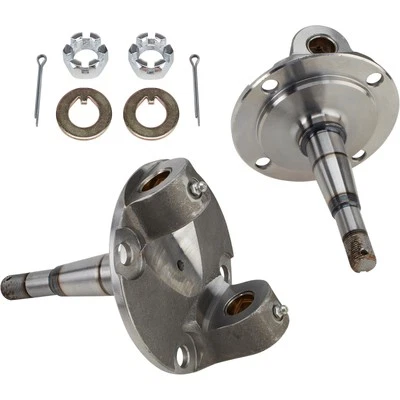 Speedway Forged Spindles w/King Pins & Nut Kit, Fits Ford 1928-48 - Image 1 of 4