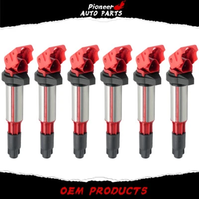 Quality 6X Ignition Coils Pack For BMW 323 325 328 330 335 525 530i X5 Z4 UF515 Foto 1 de 4