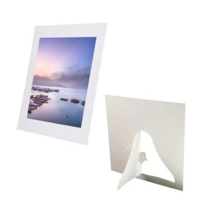 10 pcs White Paper Picture Frames with Easel 8"x8" Paper Photo Frame 8"×8" - Picture 1 of 6
