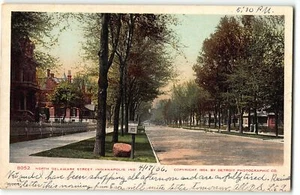 North Delaware Street, Indianapolis IN - 1906 UDB Postcard - Picture 1 of 2