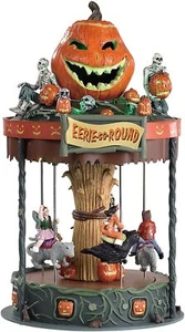 LEMAX Spooky Town EERIE-Go-Round Halloween Holiday Village Sights & Sounds NEU - Bild 1 von 4