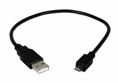 USB 2.0 Micro B USB to USB A Male (1 Foot) 5pin Data Sync Charge Cable #E10AB - Image 1 of 4