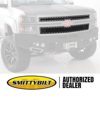 Сетчатая решетка Smittybilt M1 615821 для Chevy Silverado - Изображение 1 из 4