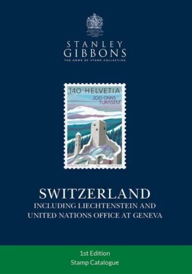 New Stanley Gibbons Stamp Catalogue Switzerland 1st Edition Inc Geneva Free S&h - Image 1 of 4