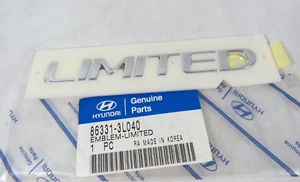 06-11 Hyundai Azera Limited Emblem Rear Trunk Chrome Badge Sign Logo Genuine OEM - Picture 1 of 4