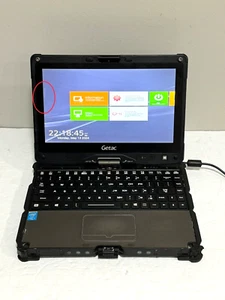 GETAC V110 i5-4300U 1.90GHz 4Gb Ram NO Batteries/CADDY/SSD/Charger Poor - Picture 1 of 12