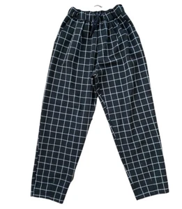 Zara kids windowpane patterned jogger pant black/white sz 10 - Picture 1 of 7