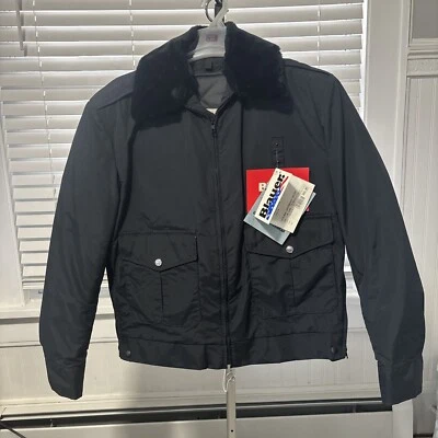 NWT Blauer Gore-Tex 9620 Police Dark Navy Weather Resistant M Jacket Fur Collar - Image 1 of 4
