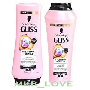 SCHWARZKOPF Gliss SPLIT HAIR MIRACLE SHAMPOO 250ML & CONDITIONER 200ML - Picture 1 of 1