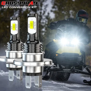 2 Bright LED Light Bulbs For Polaris Fusion 900: 2005-2006 Snowmobile headlight - Picture 1 of 12